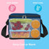 BuyAgain Lunch Bag, 600D Poly Small 6 Can Insulated Reusable Lunch Cooler Bag PEVA Water-resistant Lining for Women Men Adult Work, Navy Blue...