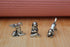 Basic Spirit Yoga Dog Figurine Set (Pewter)-Mini 3 pc. Set...