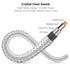 DUKABEL Headphone Splitter, AUX Splitter Cable for Headset Knitted 3.5mm Splitter 2-Way Audio Splitter Stereo Audio Y Cable Produces Equal Audio O...