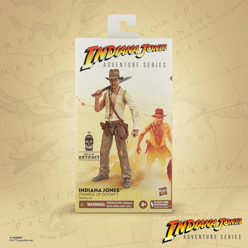 Indiana Jones and The Temple of Doom Adventure Series (Temple of Doom) Action Figure, 6-inch, Toys for Kids Ages 4 and Up...