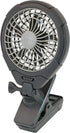 Treva 5 Inch Two Speed Battery & USB Powered Clip On Fan - Slim and Portable Cooling Travel Fan with USB - Gray...