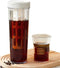 34oz Cold Brew Coffee Maker with Mesh Filter, Portable Cold Brew Cup for Tea Coffee (White)...