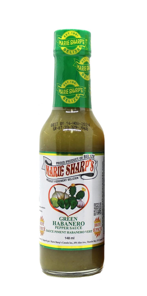 Marie Sharp's Green Habanero Pepper Sauce, 5 oz...