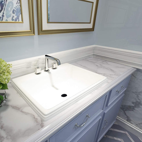 Art3d 17.3"x200" Marble Paper Countertops - Self Adhesive Shelf Drawer Liner - Gray Decorative Wallpaper - Waterproof, Peel and Stick, Easily Remo...