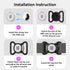 QR Code Airtag Holder, Scan QR Code Send Location Alert Email, Waterproof Full Body Protection Anti-Lost Air Tag Case, Airtag Accessories for Dog,...