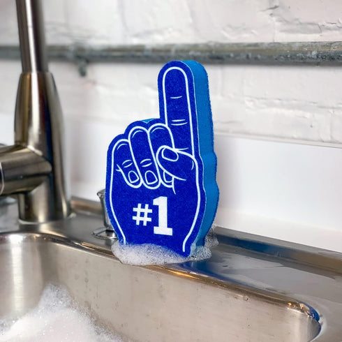 Genuine Fred, 1 Dishwasher, Foam Finger Kitchen Sponge, Blue...