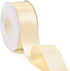 YAMA Ivory Double Face Satin Ribbon 1 1/2 Inch 25 Yards, Ice Cream Ribbon for Gift Wrapping Crafts Flower Bouquet, Ivory...
