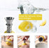 Best Utensils Stainless Steel Manual Lemon Juicer Squeezer Reamer 18/8 Stainless Steel Hand Held Citrus Juicer and Lemon Pourer (2)...