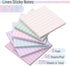 Mr. Pen- Lined Sticky Notes 3x3, 6 Pads, 45 Sheet/Pads, Pastel Colors, Sticky Notes with Lines, Sticky Note Pads, Sticky Pads, Sticky Notes Lined,...