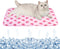Dog Ice Pad Ice Silk Cats Kennel Mat Pet Cooling Pad Summer Cool Bamboo Mat Breathable Pad (Strawberry, S)...