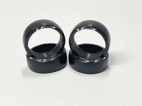 DS Racing MI-LF3 4-Piece Drift Tires Set for Kyosho Mini-Z AWD MA020 RC 1/24 1/28 Mini-Q DRZ GLD (20mm Diameter) (Four Narrow Tires)...