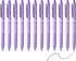 Writon Retractable Ballpoint Pens, Comfort Barrel, 1.0mm Medium Point, Purple Ink, 12 Pack...