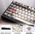 PBT Keycaps - Side Printed Keycap Set, Dye Sublimation Shine Through Custom Keycaps, Cherry Profile 135 Keys Landscape Painting Style Phantom Keyb...
