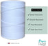 100% Cotton Loom Warp Thread (Pure White), 8/4 Warp Yarn (800 Yards), Perfect for Weaving: Carpet, Tapestry, Rug, Blanket or Pattern - Warping Thr...
