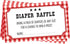 BBQ Baby-Q Diaper Raffle Baby Shower Cards - 24 count...