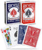 Bicycle Rider Back Playing Cards, Standard Index, Poker Cards, Premium Playing Cards, Red & Blue, 2 Count (Pack of 1)...