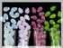 120+ Bead Kit of 6x9mm Pendant Drop Beads - Teardrop Glass Beads for Jewelry Making Set in 4 Opal Colors: White, Pink, Dark Pink, Grass Green...