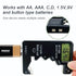 Battery Tester Checker, Universal Battery Checker Tester for AA AAA C D 9V 1.5V, Volt Checker for All Batteries - Black Color...