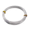 Fashewelry 32.8 Feet 15 Gauge Aluminum Wire Silver Bendable Metal Craft Wire for Beading Jewelry Craft Making...