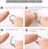 Subiceto 21 Pcs 16G Cartilage Earrings Hoop Studs for Women Men Stainless Steel Forward Labret Helix Piercing Jewelry Lip Ring Rook Daith Conch Tr...