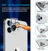 2 Pack iPhone 11 Pro Max Privacy Screen Protector with 2 Pack Camera Lens Protector, Anti Spy 9H Hardness Tempered Glass, Bubble Free Easy Install...