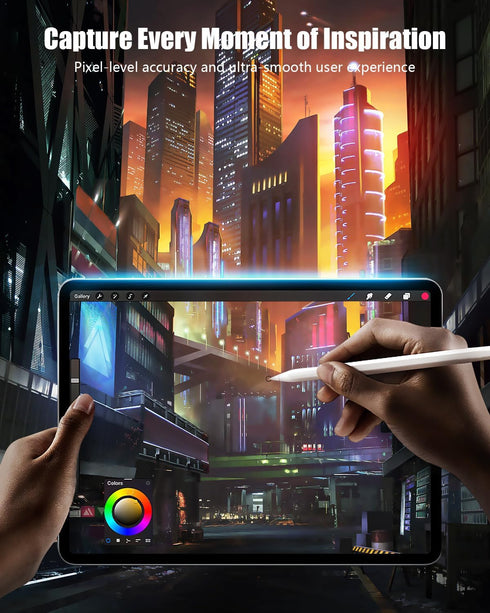 Stylus Pen for iPad ?Same as Apple Pencil 2nd Generation?Pencil 2nd Gen Magnetic Wireless Charging Compatible with Apple iPad Pro 11 in 1/2/3/4, i...