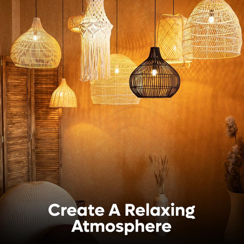 Dimmable G16.5 Bulbs 5.5W Equivalent to 60 Watt Filament Bulb for Home Room Spaces, E12 Edison LED Light Bulbs 500 Lumens Emit Warm White 3000K fo...