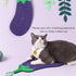 Handcrafted Cat Scratcher Mat (1pc), Natural Sisal Cat Scratch Pad, Durable and Non-Slip, Cute Hanging Mat (Cactus, Strawberry, Eggplant) (Cactus)...