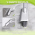 Grout Brush with Long Handle, Grout Cleaner for Tile Floors, Shower Tile Floor Scrubber for Cleaning Baseboard Bathroom...