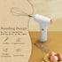 Cordless Hand Mixer, Handheld Electric Whisk with 3 Speed Modes, Hand Held Egg Beater with 2 Detachable Stir Whisks (White)...