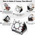 Black and White Baby Toys, High Contrast Newborn Toys 0-3 Months Brain Development, Tummy Time Toys, Soft Baby Book, Infant Sensory Toys 0-6-12 Mo...
