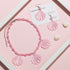 Pink Seashell Necklace Earrings Set Girls Costume Dress Up Accessories Jewelry for Girls Women...