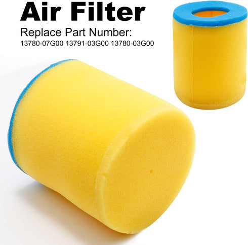 13780-03G00 13780-07G00 13791-03G00 Air Oil Filter/Cleaner Replacement for Suzuki TF400 Eiger 2002-2007/LTF400 Eiger 400 2x4 Manual 2003-2007/LTF4...
