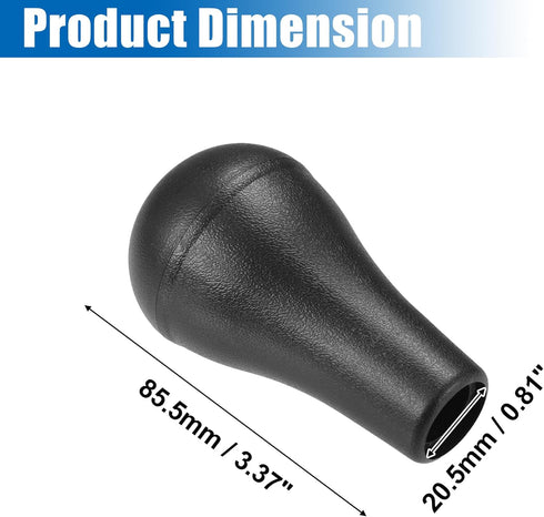 uxcell 1 Set 5 Speed Manual Transmission Shift Knob with Insert for Dodge Dakota 1994-2009 for Dodge Durango 1998-2000 No.52104174/4446921...