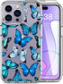 LUHOURI for iPhone 15 Pro Max Case with Screen Protector - Crystal Clear Cover - Fashionable Designs for Women and Girls -Slim Fit Shockproof Prot...