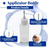 Hordion 12Pcs 0.5 Oz/ 15ml Transparent Precision Tip Applicator Bottle, 10ml Glue Applicator Bottles, Metal Needle Plastic Bottle, DIY Quilling To...