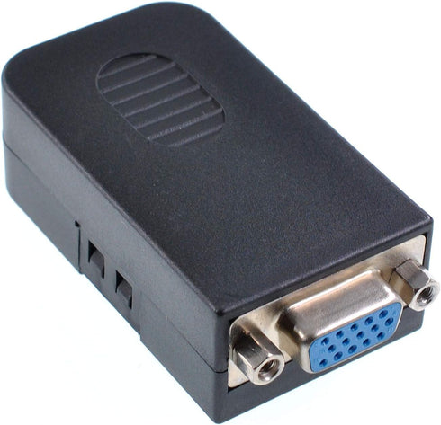 Oiyagai DB15 3+9 D-SUB VGA Female 3Row 15Pin Connector Adapter with Nut Terminal Breakout Board Connector Signal Module with Case Free Welding...