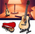 Wooden Miniature Guitar with Stand and Case, 5.9in Black Miniature Guitar Mini Guitar Model Guitar Figurine Mini Guitar Toy Birthday Gift Home Dec...