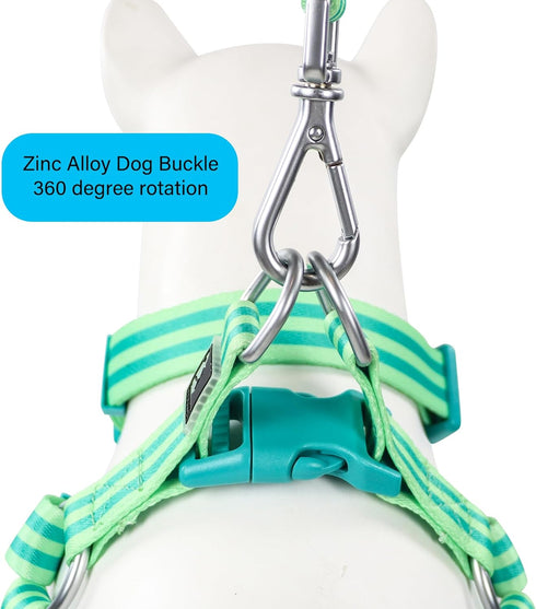 Striped Puppy Dog Leash Personalize Double Leash for Two Dogs for Dog Training Easy Cute Hands Free Leash Dog Leash for Small Dogs Leash for Mediu...