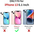 XIZYO Case for iPhone 13, Colorful Retro Oil Painting Flower Cute Floral Aesthetic Curly Wave Frame Laser Glossy Reflective Exquisite Stylish Prot...