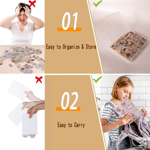 400Pcs Vintage Scrapbook Stickers, Scrapbooking Supplies Kit for Adults, Aesthetic Nature Washi Collage Paper Ephemera for Bullet Junk Journals...
