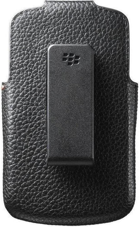 Rim Blackberry Q10, Bold, Curve, Tour, Storm, Torch Leather Swivel Holster, Black HDW-50678-001...