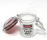 Airtight Glass Herb Mini Storage Jar with Clamping Lid in Choice of Design (Stay the F Out, Small)...