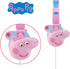 Peppa Pig Over-Ear Headphones for Kids - Adjustable Headband, Stereo Sound, Tangle-Free Cable, Volume Control, and 3.5mm Jack - Perfect for School...