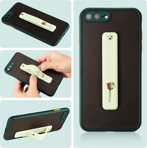 Weewooday 15 Pieces Phone Grip Strap Telescopic Finger Loop Finger Strap Holder Silicone Stretch Grip Stand for Most Mobile Phone and Tablets(Colo...