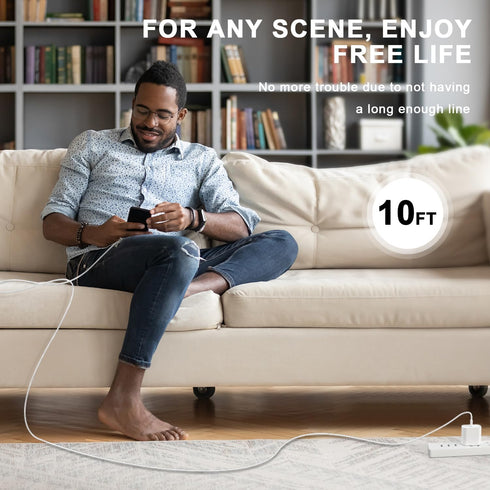 iPhone 15 Charger Fast Charging, 3 Pack 20W USB C Wall Charger Fast Charging Block with 10FT Long USB C to C Charging Cable Compatible for iPhone ...