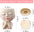Cute Succulent Planter - Face Planter Flower Pot - Kawaii Head Planters -Unique Outdoor Indoor Planter - with Drainage Hole - (Doll Blessing)...