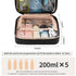 CUBETASTIC Travel Toiletry Bag, Makeup Bag for Women, Portable Water-resistant Small Travel Bag for Toiletries & Cosmetic Essentials...