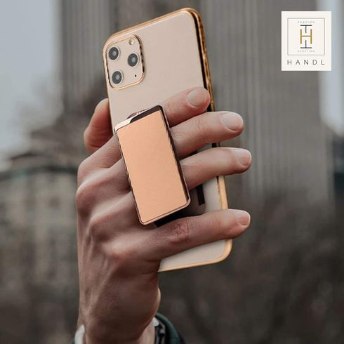 HANDL New York HANDLstick Rose Gold Grip and Stand for Smartphone...