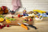 Kuhn Rikon "Kinder kitchen" Knife Set (Set of 2), Black/Orange...